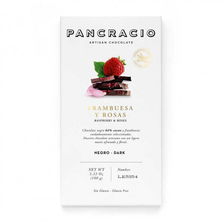 Pancracio Chocolate Frambuesa y Rosas