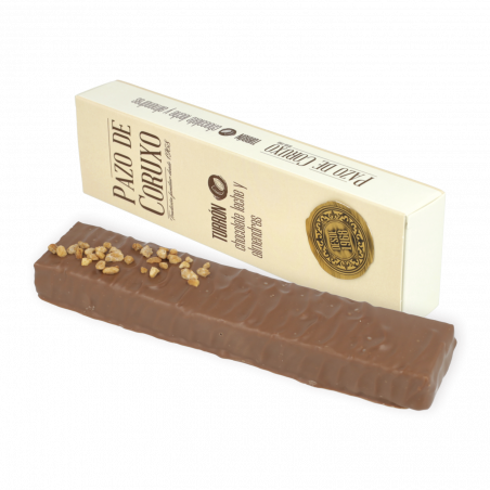 Pazo de Coruxo Turrón choc leche/almendr