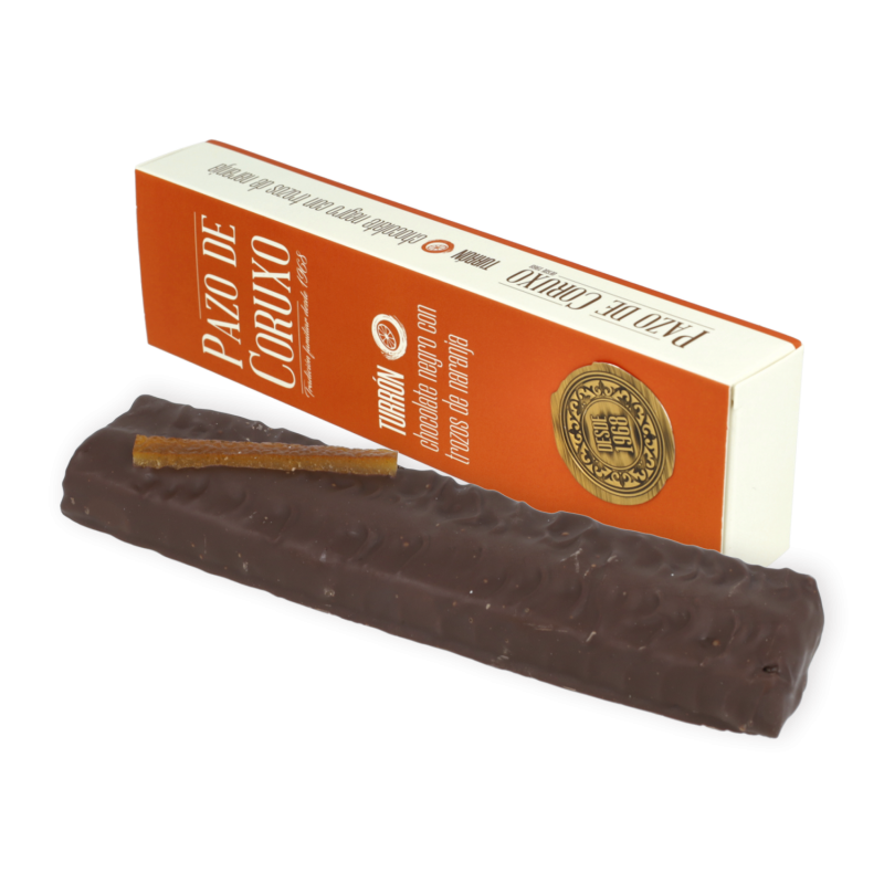 Pazo de Coruxo Turrón negro/naranja Pazo de Coruxo Turrón negro/naranja
