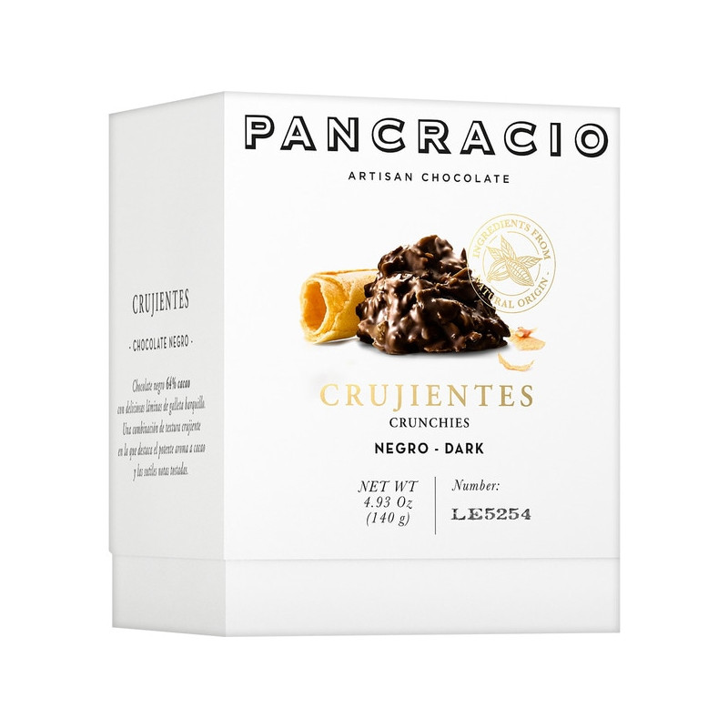 Pancracio Crujientes chocolate negro
