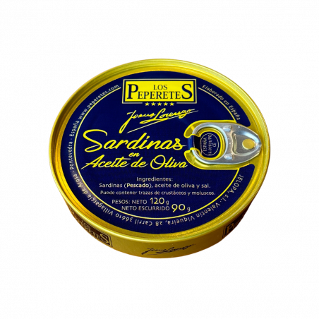 Los Peperetes Sardinas aceite oliva 5/7