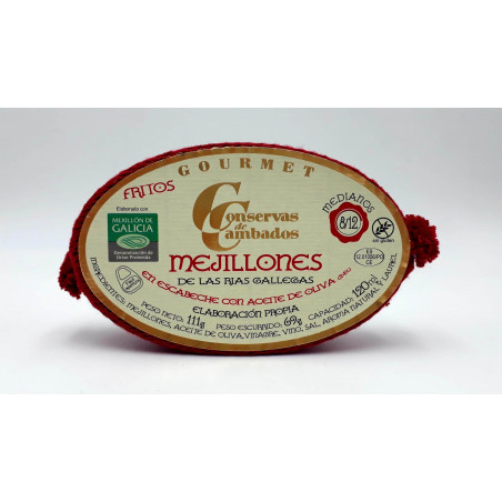 Cambados Mejillón en escabeche (8/12)