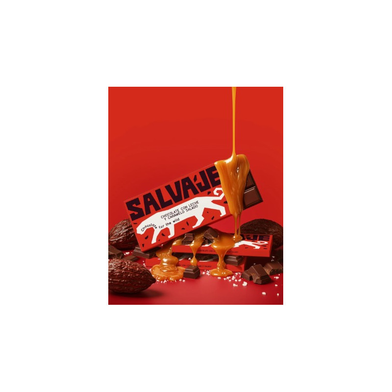 Salvaje choc. con leche/caramelo salado