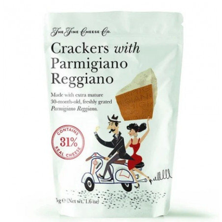 Crackers with Parmigiano Reggiano